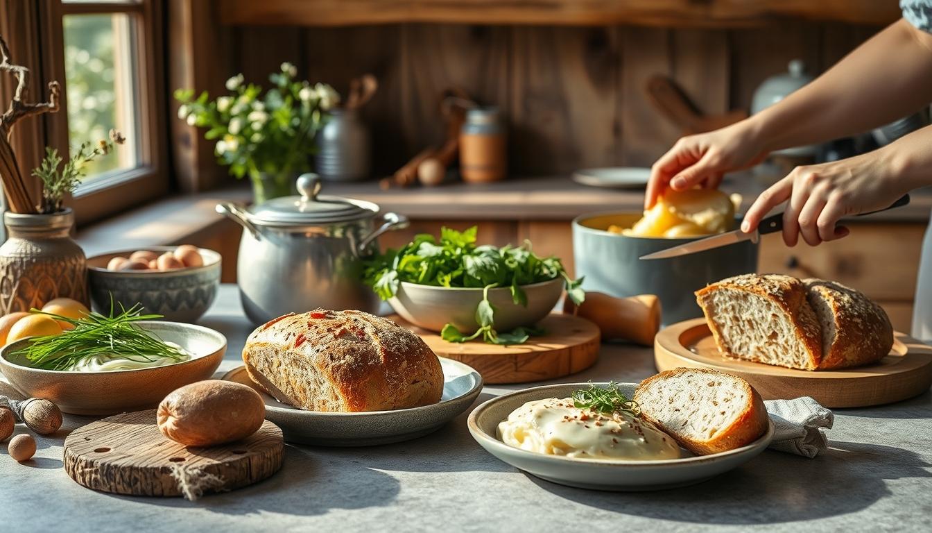 Homemade baking and desserts